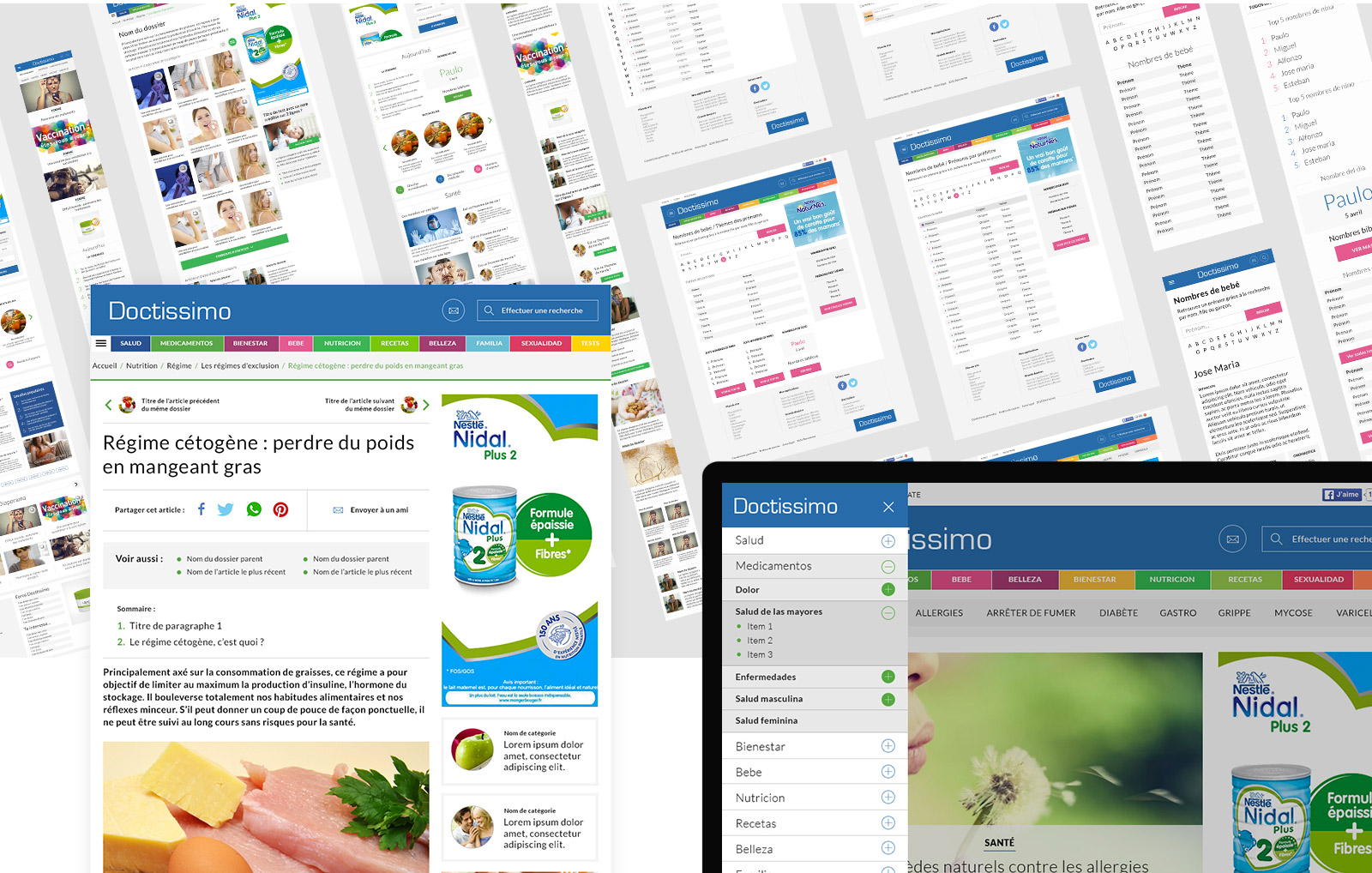 doctissimo_ecrans // Fabien Stimulak, UX UI Designer, DA digital, Paris, France